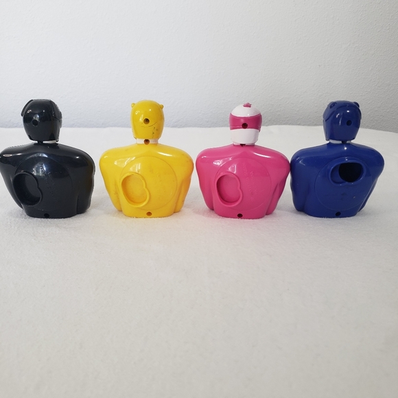 Vintage 1993 Mighty Morphin Power Rangers Figurine Coin Candy Dispenser Lot Of 4 - Picture 2 of 10
